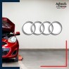 Adhésif grand format logo voiture - AUDI