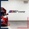 Adhésif grand format logo voiture - BMW M POWER