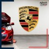 Adhésif grand format logo voiture - PORSCHE