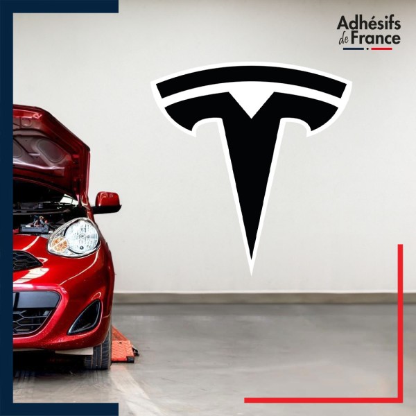 Adhésif grand format logo voiture - TESLA