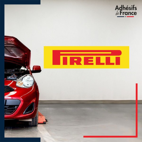 Adhésif grand format logo voiture - PIRELLI