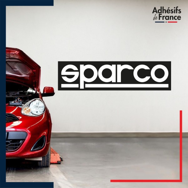 Adhésif grand format logo voiture - SPARCO