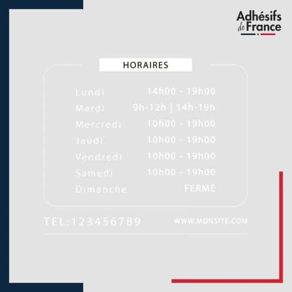 Horaires