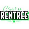 Sticker c'est la rentrée Vert